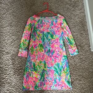 Lilly Pulitzer Colorful Floral Womens Dress
